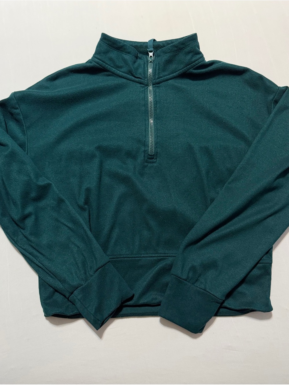 BearPaw Women's Quarter-Zip Fleece Pullover in Dark Teal